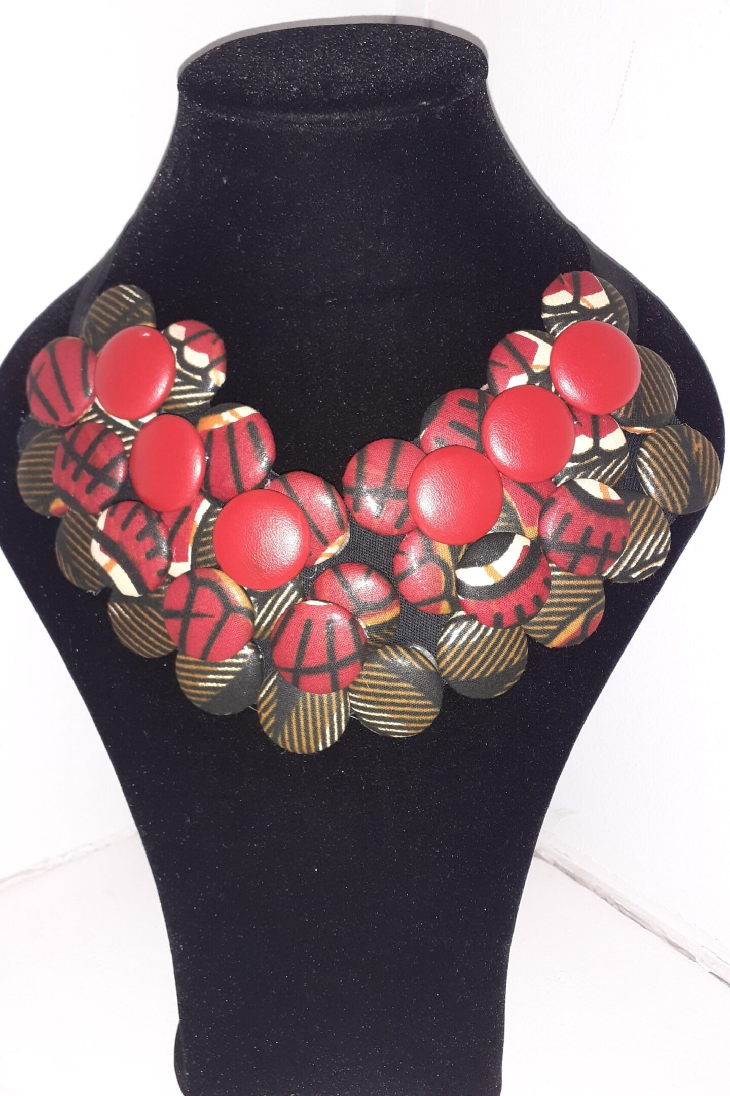 JEWELLERY Button Neckpiece (Reject) - plusfab