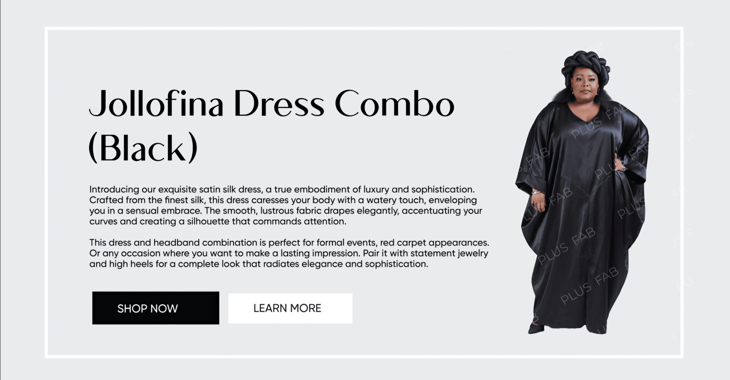 Jollofina Dress Combo Black (HomePage paoster)