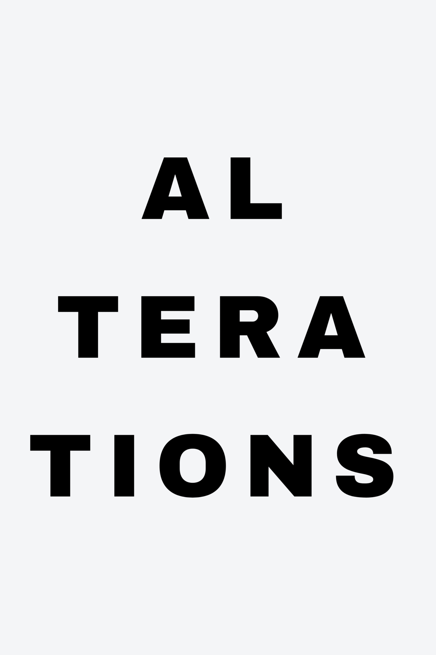 Alterations - Size Reduction