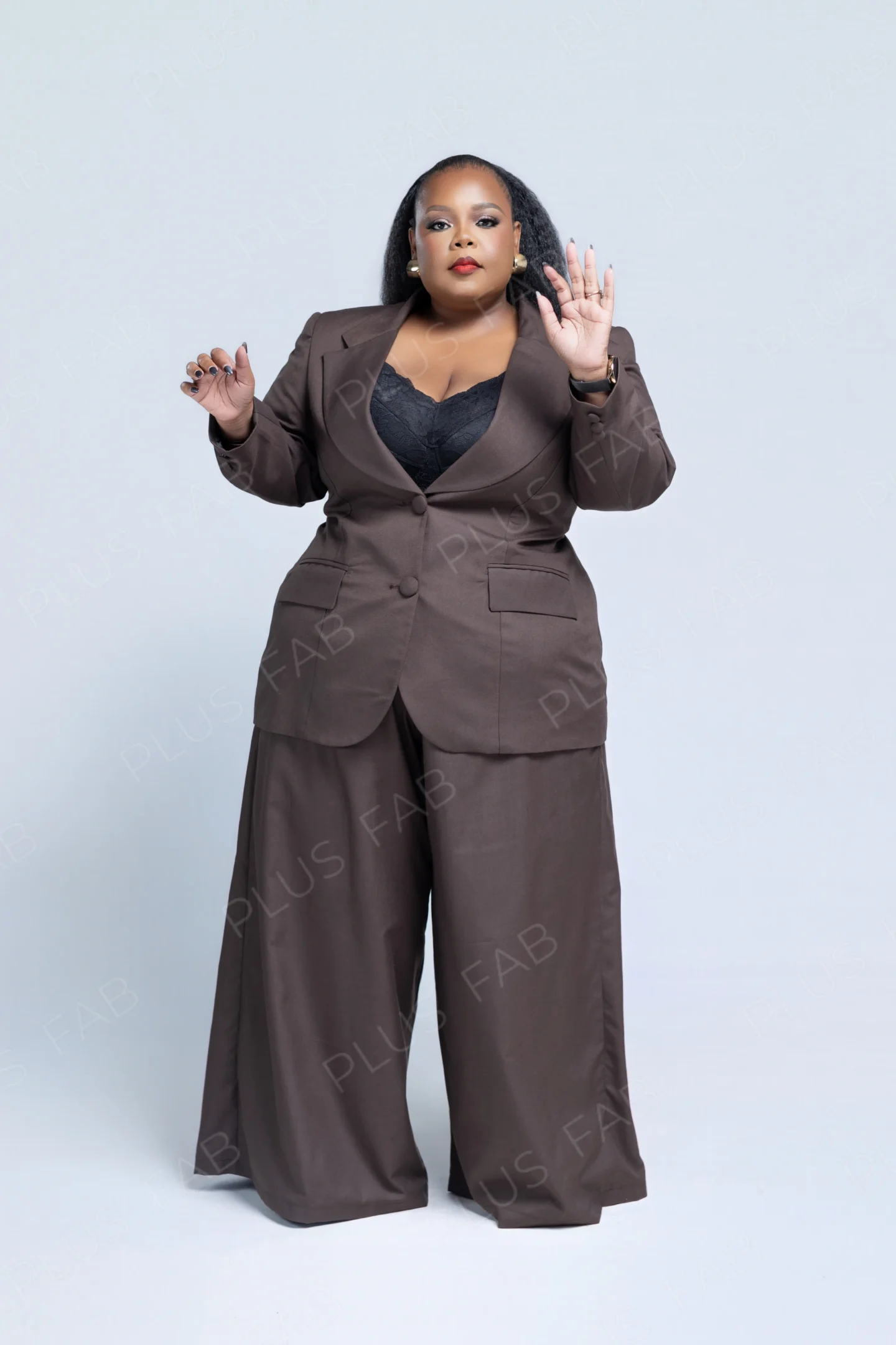 Single Breast Suit Dark C