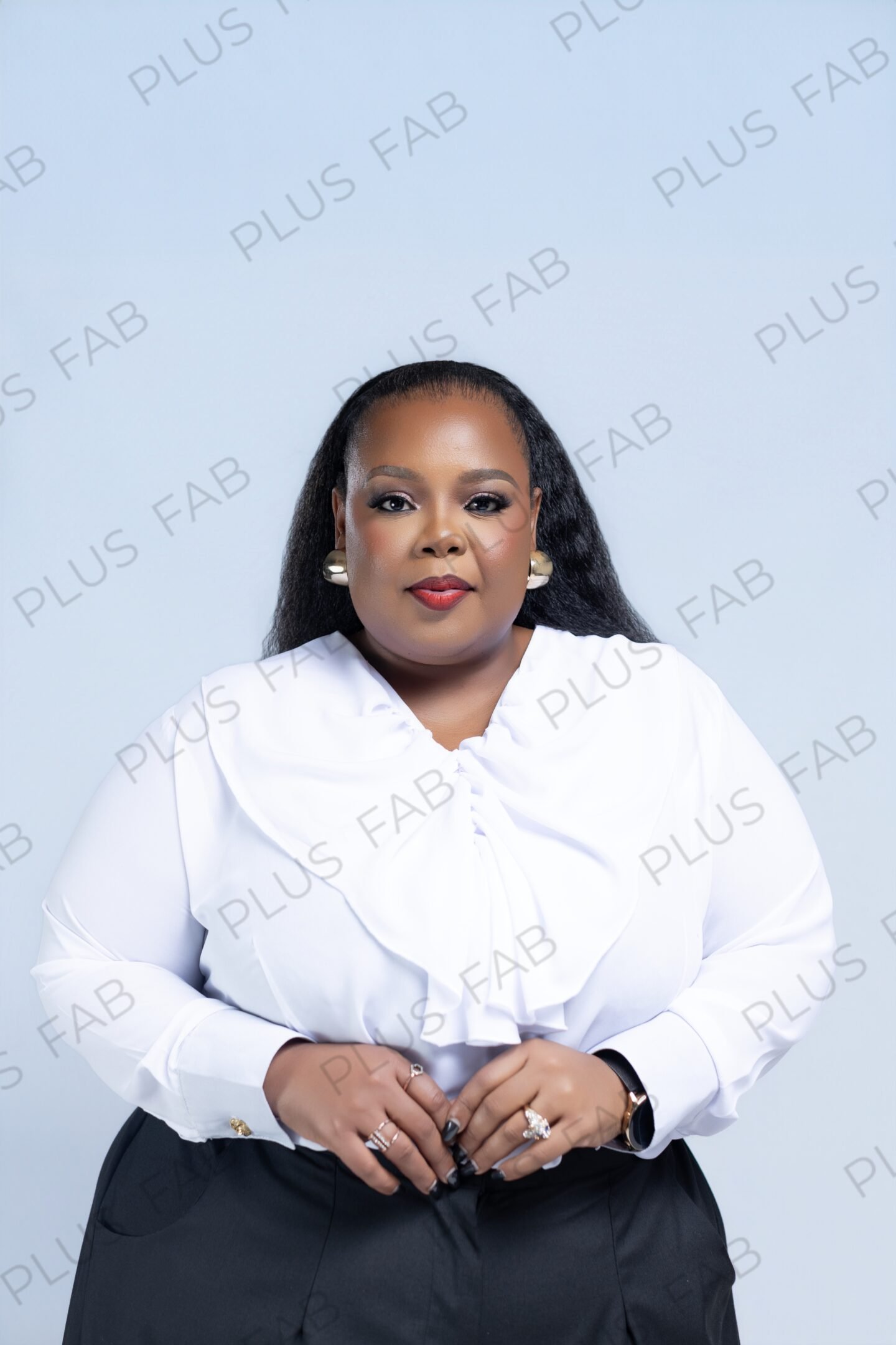 Ruffle Collar Blouse W